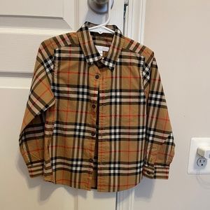 Burberry Owen Check Shirt Toddler 4T